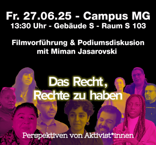 Film & Panel Discussion: „The Right to Have Rights – Perspectives of Activists“