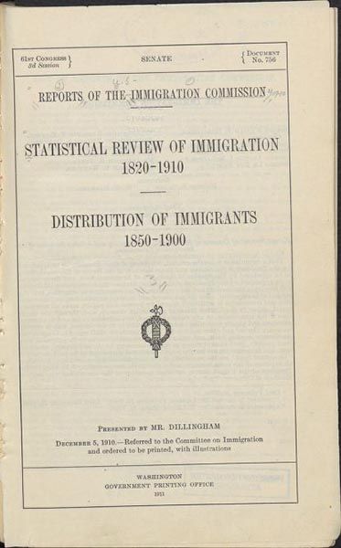 Senate Report Discriminates Eastern &#038; Southern Europeans